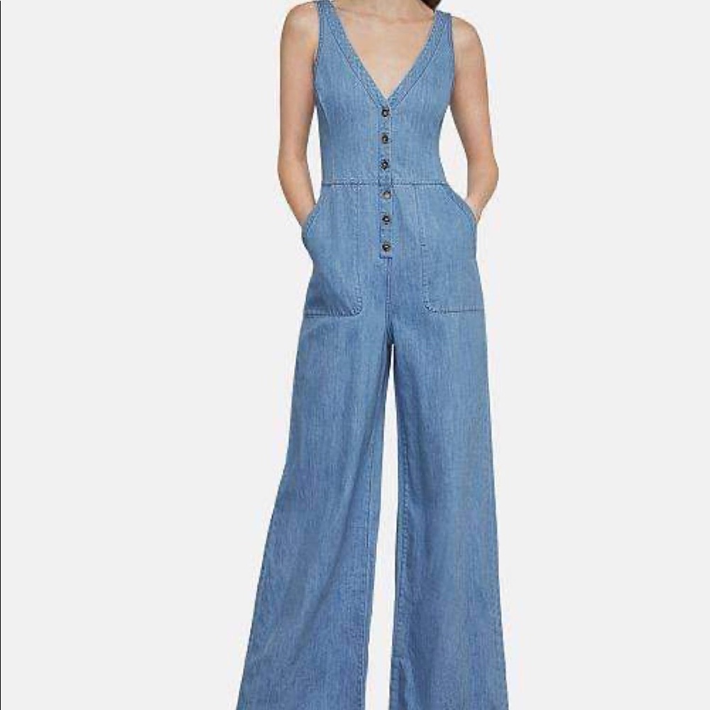 BCBG Denim Jumpsuit
